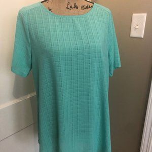 Green/Blue Long Top